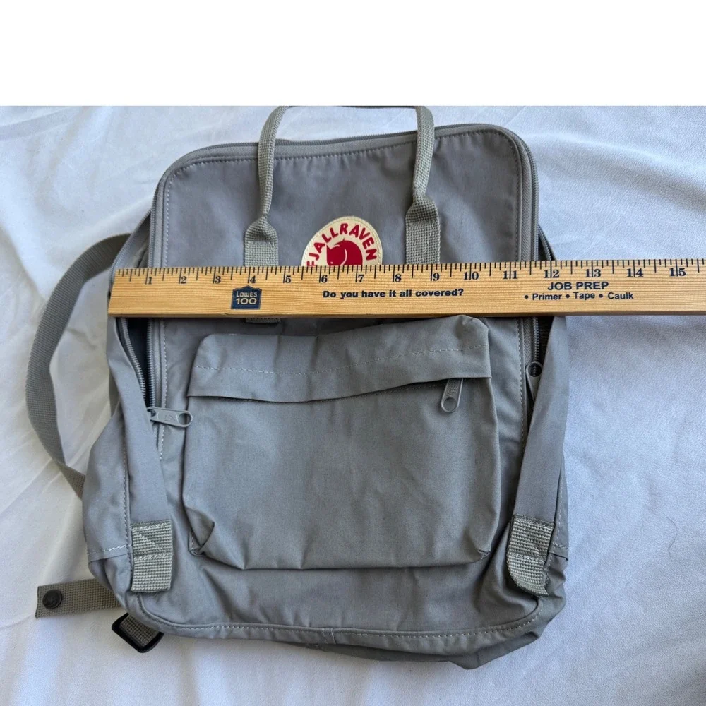 Fjallraven Kanken Classic Backpack Gray Gorpcore Minimalist Hiking School Bag